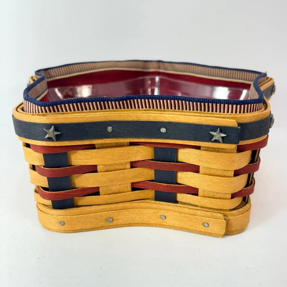 Longaberger Proudly American Little Star Basket Combo 2008 30th Anniversary
